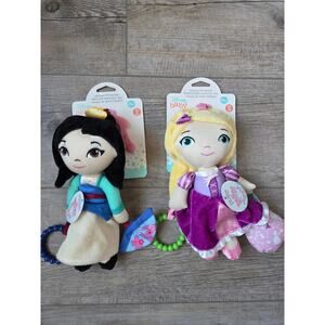 Disney Baby Princess Activity Toy Lot - Mulan & Rapunzel (New with Tags)